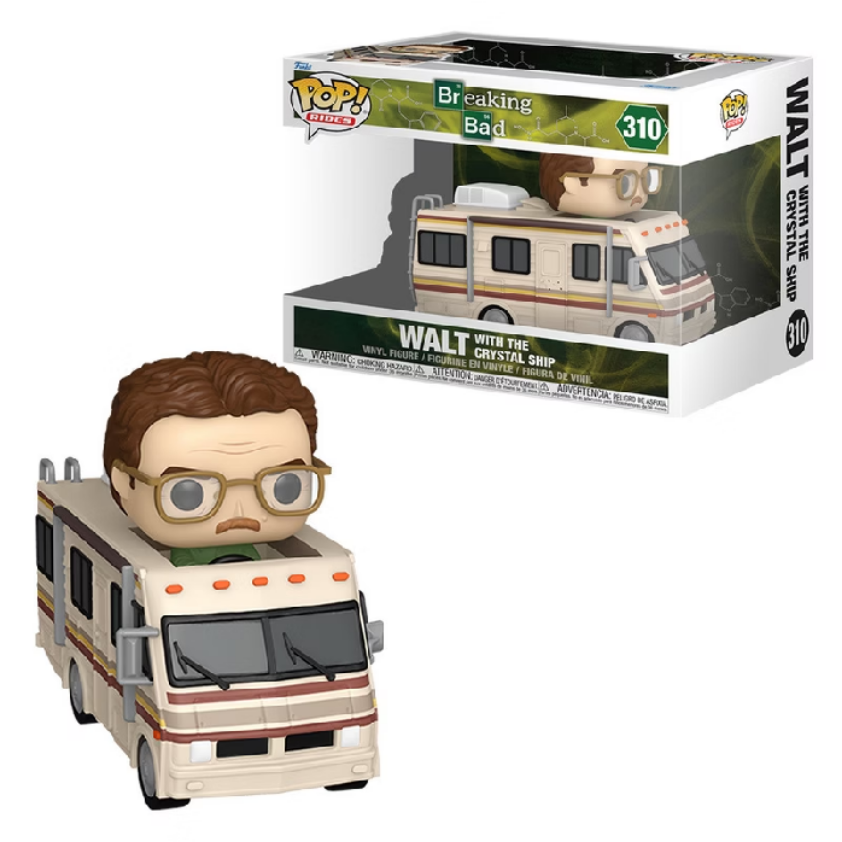 Funko Pop! Rides Breaking Bad Walt With The Crystal Ship 310